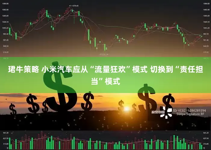 珺牛策略 小米汽车应从“流量狂欢”模式 切换到“责任担当”模式