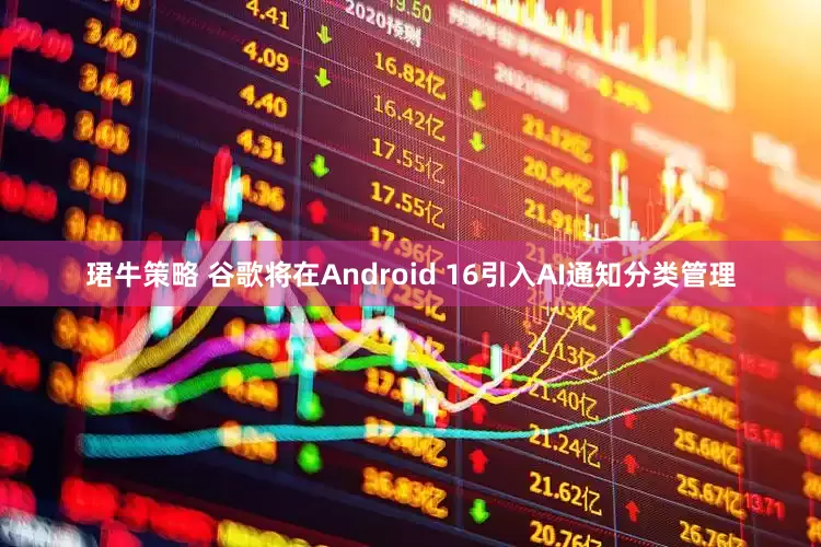 珺牛策略 谷歌将在Android 16引入AI通知分类管理