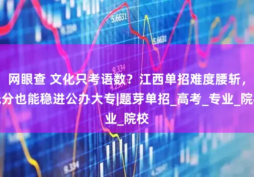 网眼查 文化只考语数？江西单招难度腰斩，低分也能稳进公办大专|题芽单招_高考_专业_院校